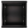 Extralink Szafka wisząca rack 12U 600x600 czarna szklane drzwi EX.7256 - 489403 - zdjęcie 3